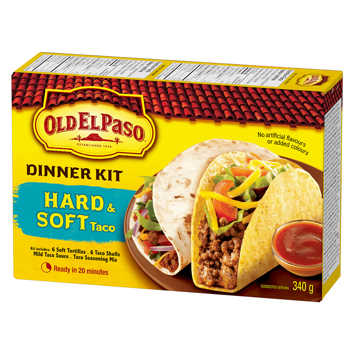 Hard And Soft Tortilla Dinner Kit Old El Paso 2688